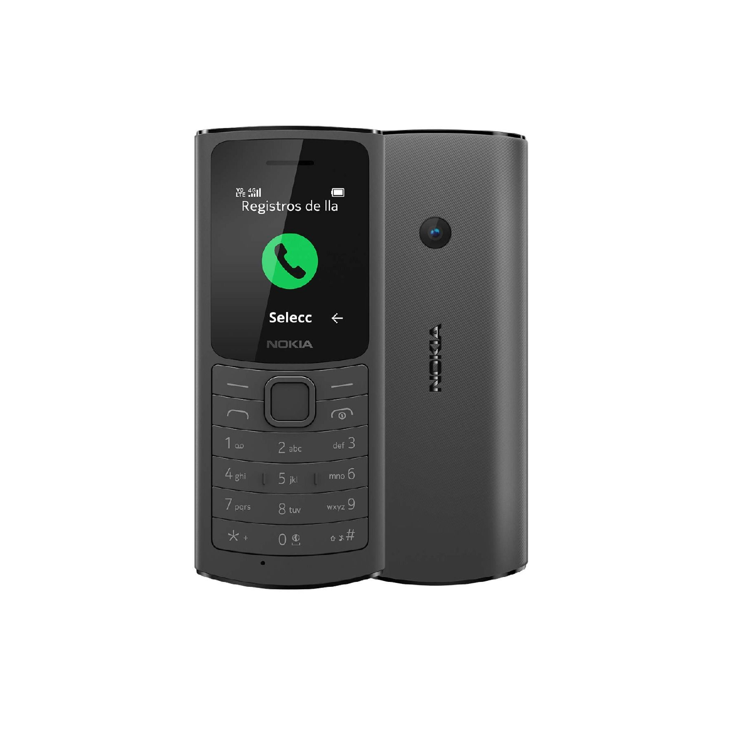 Nokia 110 4G [2023] 4,57 cm [1.8] 94,5 g Bleu Téléphone portable basique (110 4G D.Sim - Bleu
